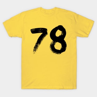 Number 78 T-Shirt